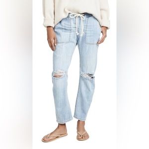 One Teaspoon Women's Shabbies Drawstring Boyfriend Jeans Large